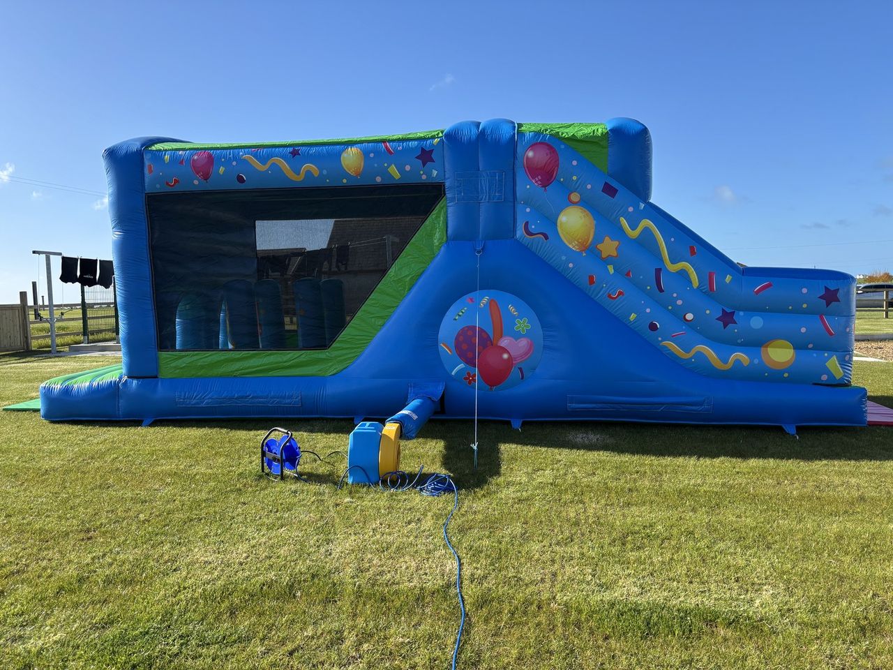 30ft Party Time Fun Run With Slide photo 5