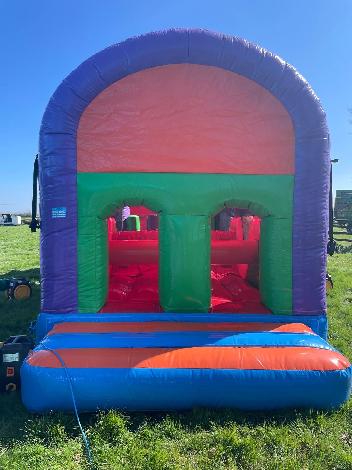 41ft adrenaline booster obstacle course with 7ft slide photo 2