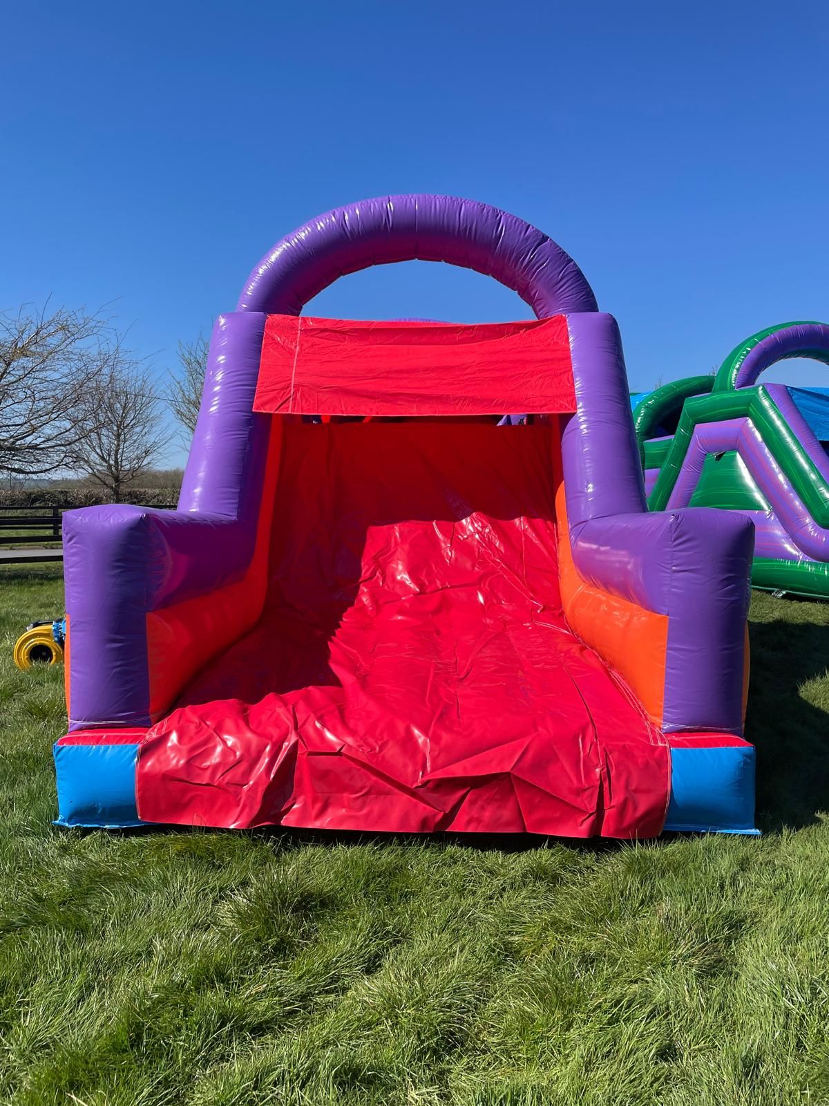 41ft adrenaline booster obstacle course with 7ft slide photo 4