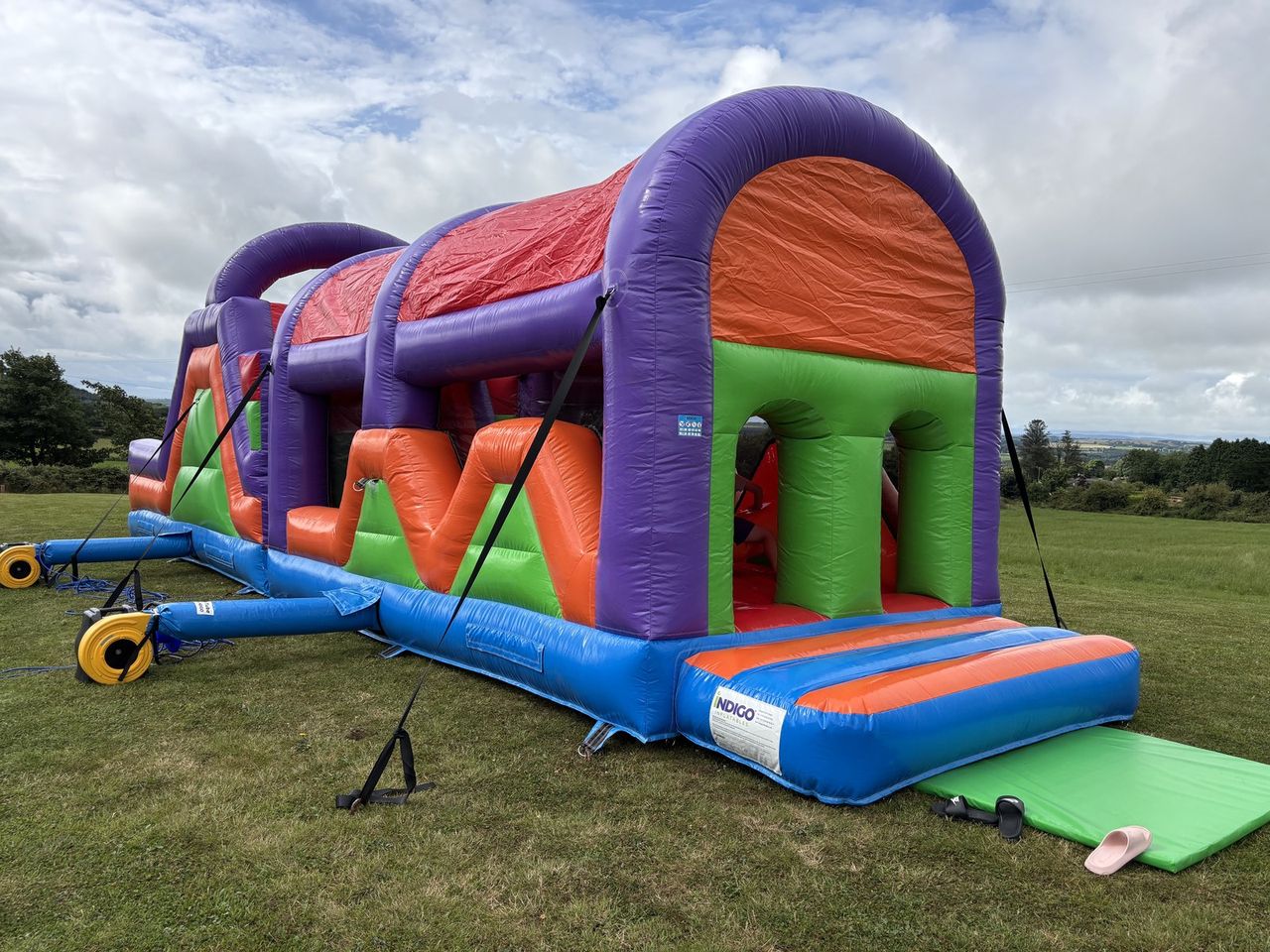 41ft adrenaline booster obstacle course with 7ft slide photo 5